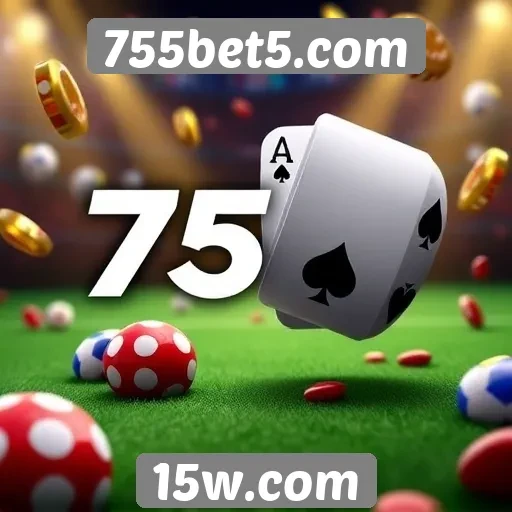 Variedade de jogos disponíveis na plataforma 755bet5.com